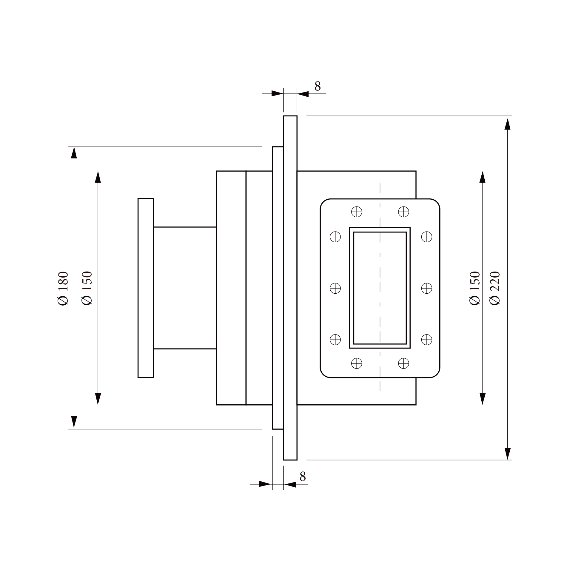 ��·������ת�ؽ�RJ153134 2.7 - 3.2 GHz FDP32��ͷ
