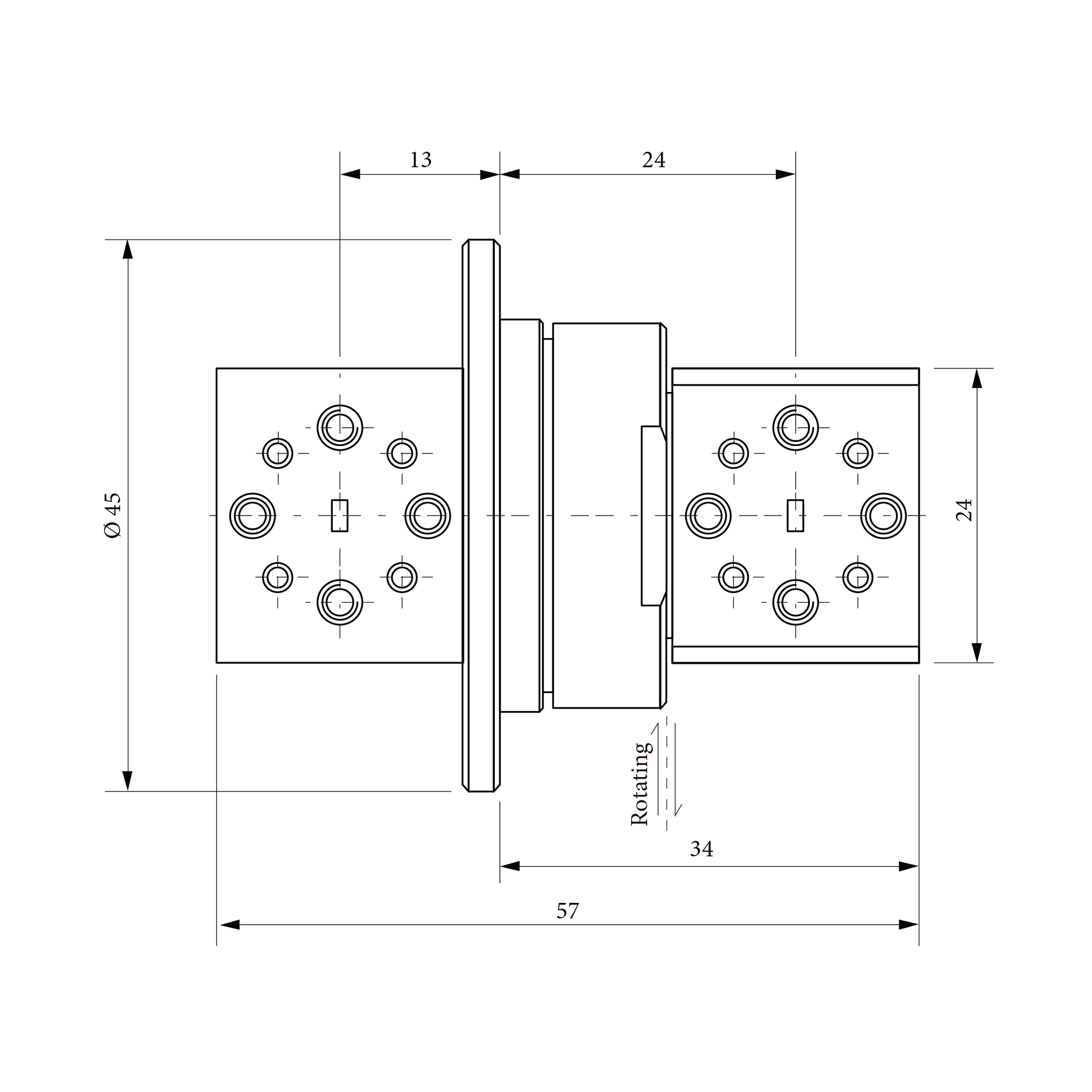 ��·ͬ����ת�ؽ�RJ518025 93.0 - 95.0 GHz UG-387 / U-mod
